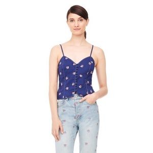 NWT LA VIE REBECCA TAYLOR EMBROIDERED TANK
